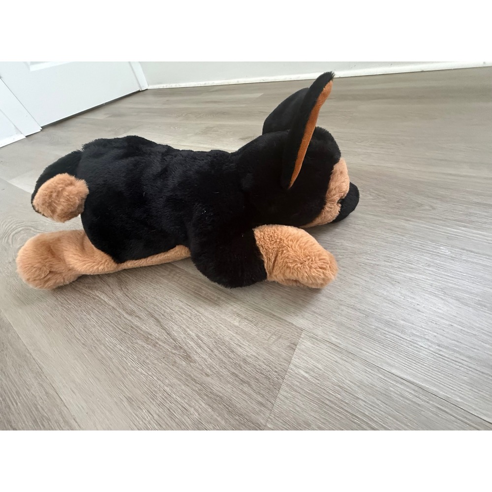 Hugs & Cuddles German Shepherd Plush Puppy Dog Stuffed Animal Black Tan 20 Inch